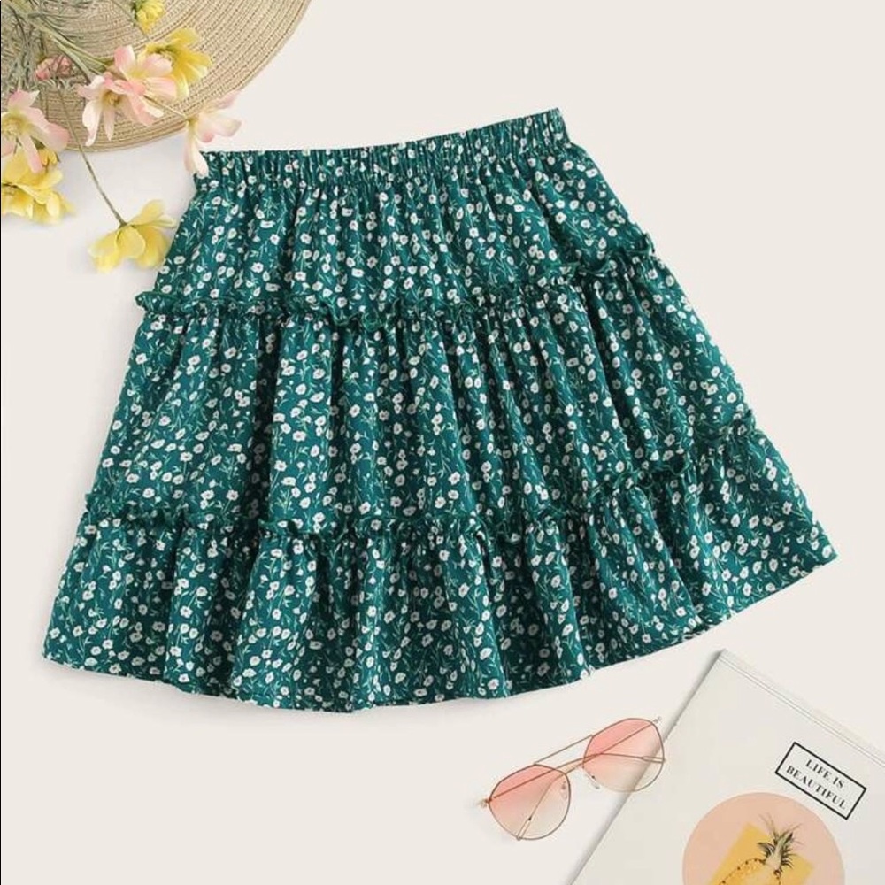 SHEIN flowy skirt